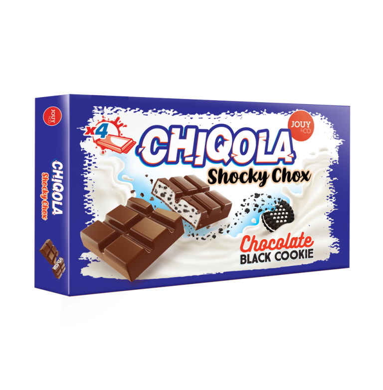 Chiqola Shocky Chox Chocolate with Black Biscuit | Jouy&Co